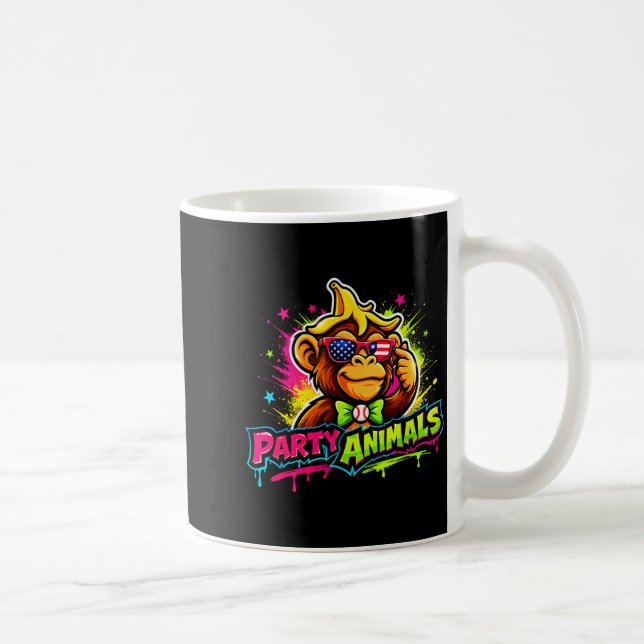 Party animals baseball jersey  coffee mug (Right)