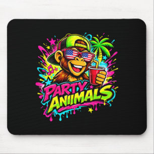Party Animals Baseball Jersey Mouse Pad