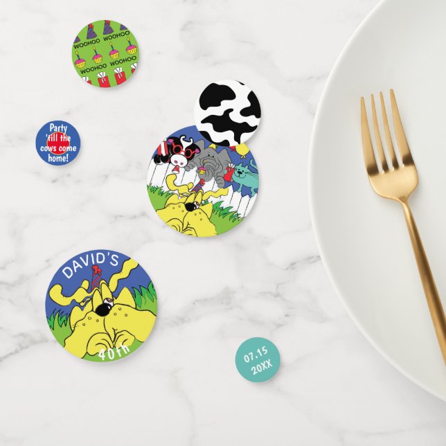 Party Animals Birthday Party Confetti (Group)