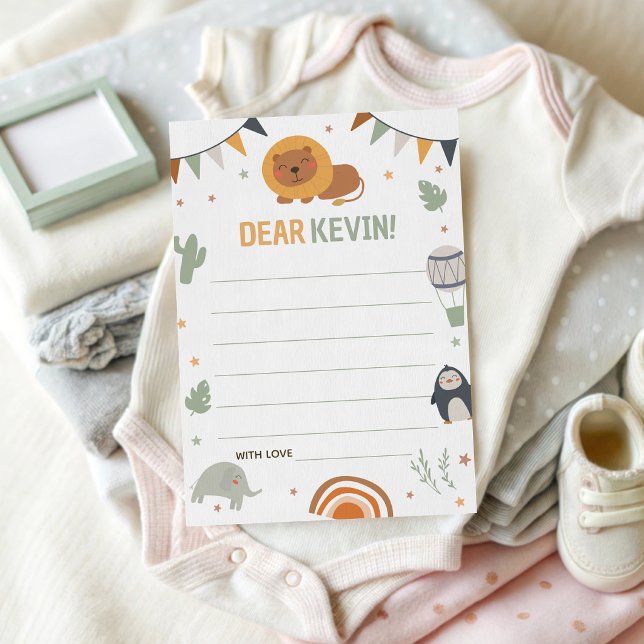 Party Animals Birthday Time Capsule Message Card (Creator Uploaded)