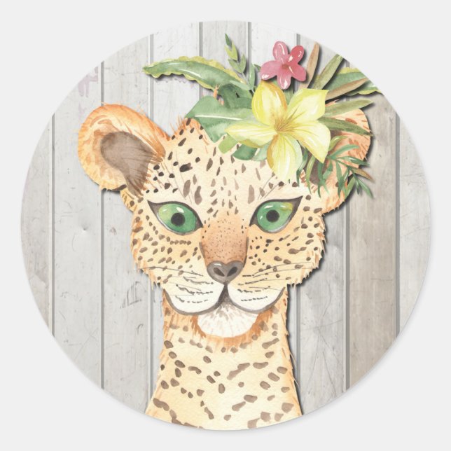 PARTY ANIMALS CLASSIC ROUND STICKER (Front)