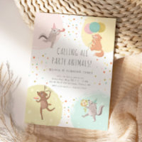 Party Animals Colourful Kids Birthday Party