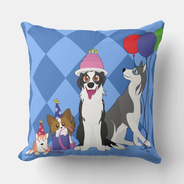 Party Animals Cushion (Front)