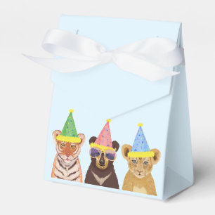 Party Animals Illustration Birthday Thank You  Favour Box