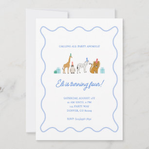 Party Animals Invitation