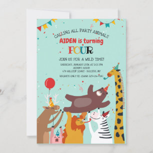 Party Animals Invitation