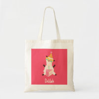 Party Animals Llama Birthday Girls Pink