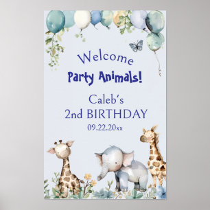 Party Animals Orthodox Children's Birthday Party Poster