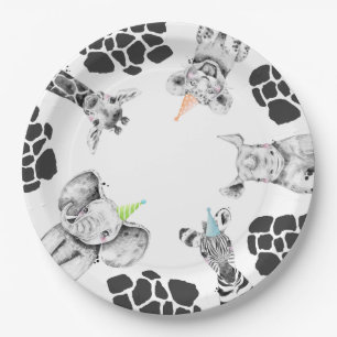 Party Animals Paper Plates Safari Party Plates