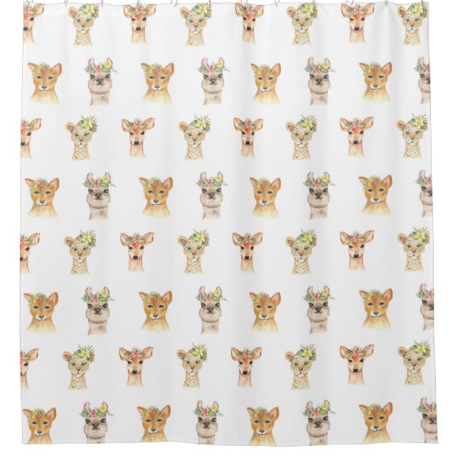PARTY ANIMALS SHOWER CURTAIN (Front)