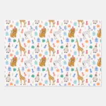 Party Animals Wrapping Paper