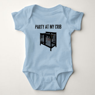 party at my crib baby bodysuit