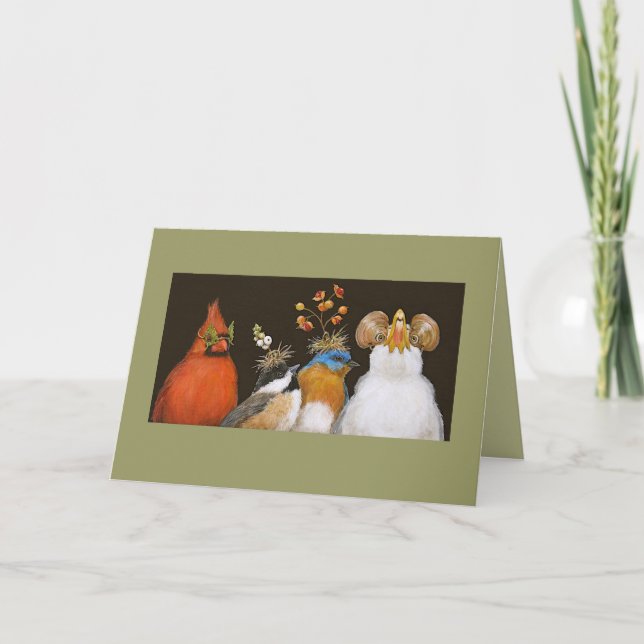 party at the Aviary card (Front)