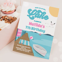 Party At The Lake Summer Water Boat Birthday