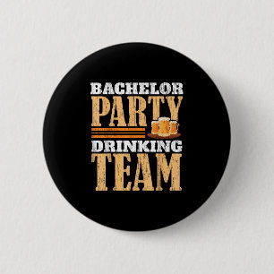 Party Bachelor Drinking Team Beer Bride Groom _1 6 Cm Round Badge