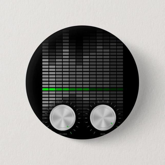 Party Background 6 Cm Round Badge (Front)