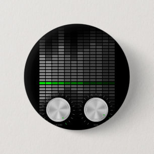 Party Background 6 Cm Round Badge