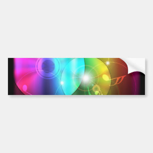 Party Background Bumper Sticker