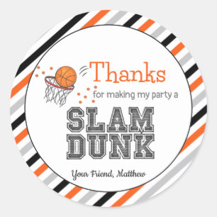 Party Bag Stickers   Birthday Thank You Stickers