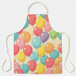 Party balloons in different colors apron