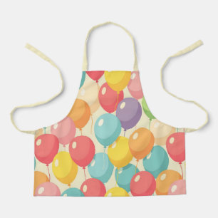 Party balloons in different colors apron