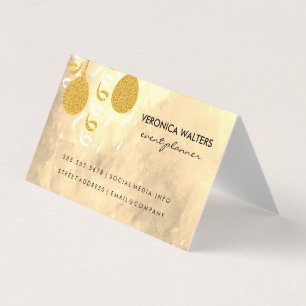 Party Balloons / Masquerade Masks (Executive) Business Card