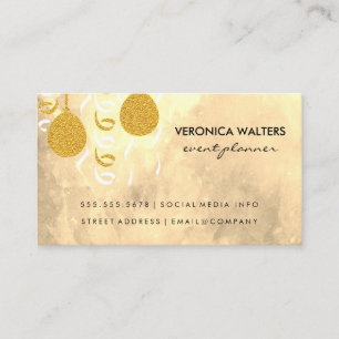 Party Balloons / Masquerade Masks (Executive) Business Card