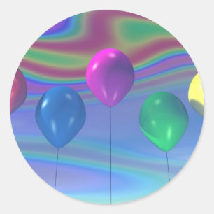 Party Balloons Sticker