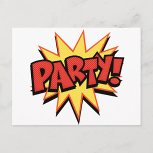 Party Bang Postcard