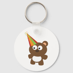 Party Bear Key Ring