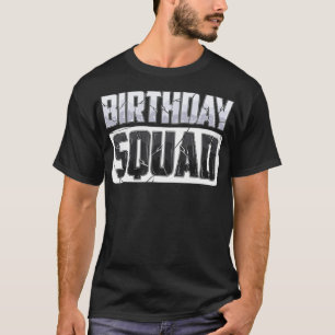Party Birthday shirt for Boys Men Birthday Squad
