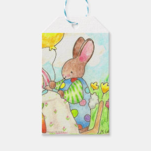 Party Bunny gift tag