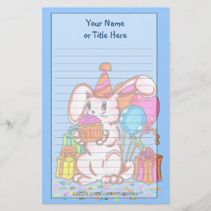 Party Bunny Stationery