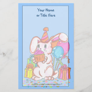 Party Bunny Stationery