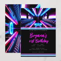 Party Bus Glow Lights Dance Floor Birthday Party