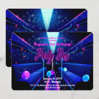 Party Bus Glow Party Club Hopping 21st Birthday