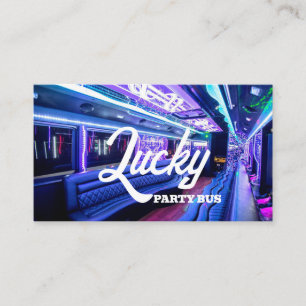 Party Bus, Party Limo, Car Service  Business Card