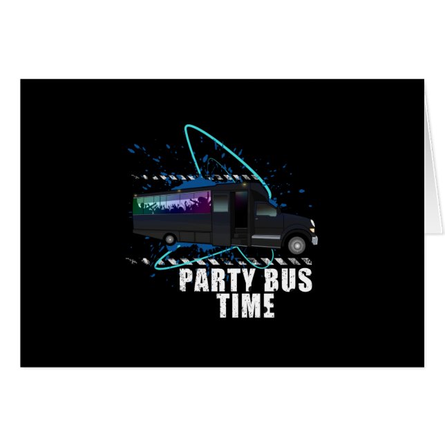 Party Bus Time (Front Horizontal)