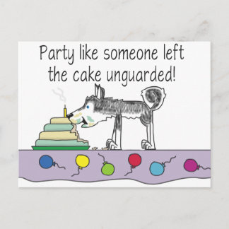 Party Cake Postcard