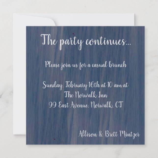 Party Card for Simple Ocean collection (Front)