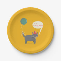 Party Cat Plate