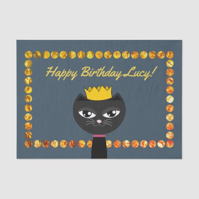 Party Cat Tissue Paper (Front)