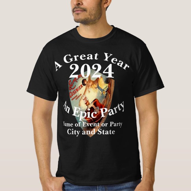 Party Celebration Holiday Dinner Cruise Ship 2024 T-Shirt (Front)