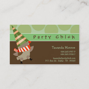 Party Chick Business Cards