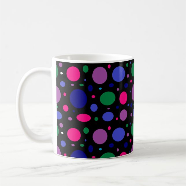 Party Circles Coffee Mug (Left)