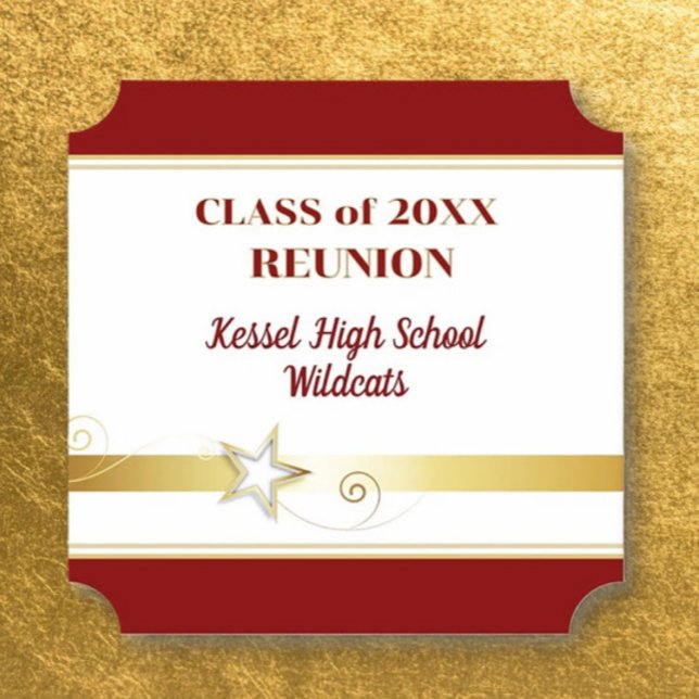 Party! Class Reunion  Paper Coaster (Creator Uploaded)