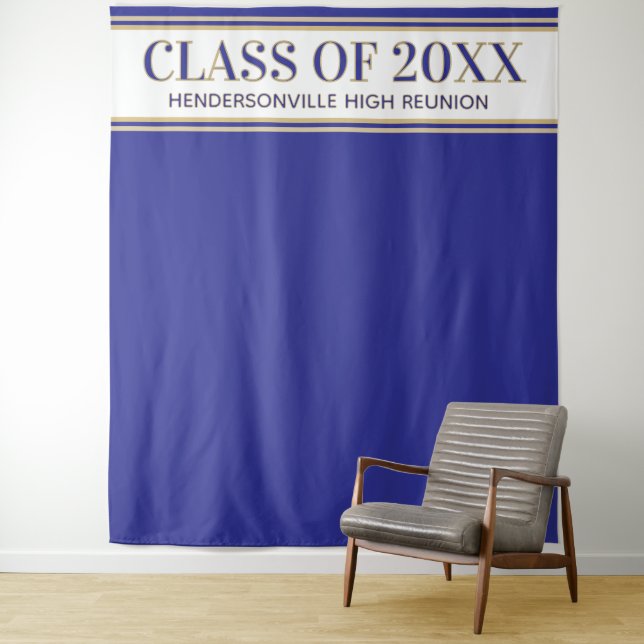 Party! Class Reunion Photo Backdrop tapestry (In Situ)