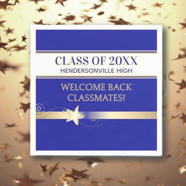 Party! Class Reunion Welcome back Napkin (Creator Uploaded)