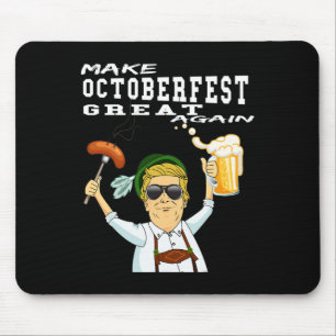 Party Costume Hats Beer Mug Sausage Trump Gift Mouse Pad