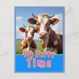 party cows postcard